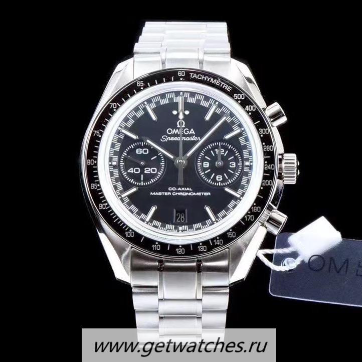 NEW Replica 0me*ga De Ville Prestige Co-Axial Power Reserve ZF SS Black Dial M9015