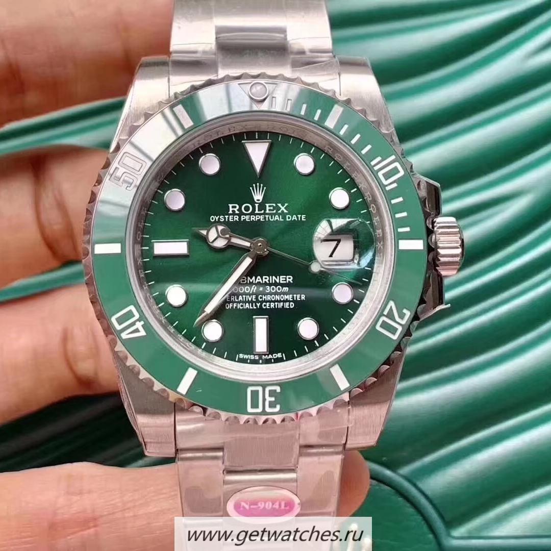 Fake R01ex Submariner Date 116610 LV Noob Factory V8 SS Green Dial 3135