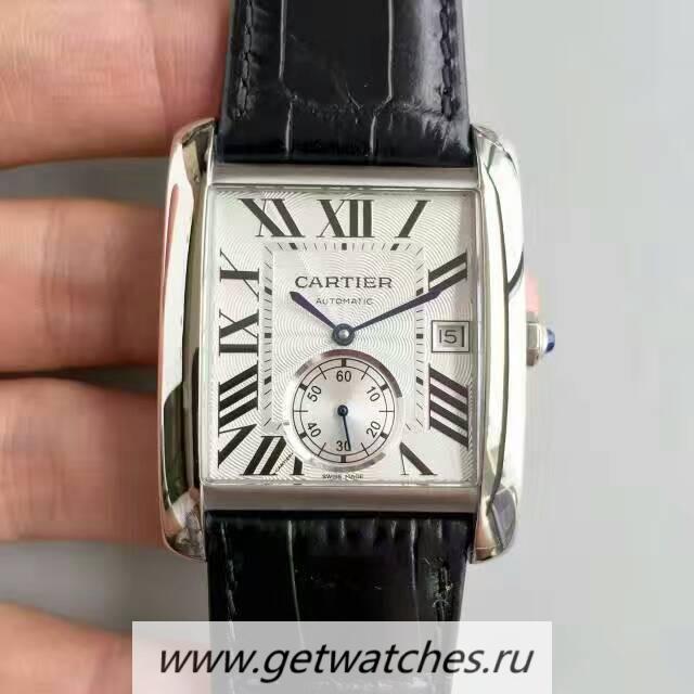 Best Price Ca*t1er Tank MC W5330003 JF SS White Dial 1904MC