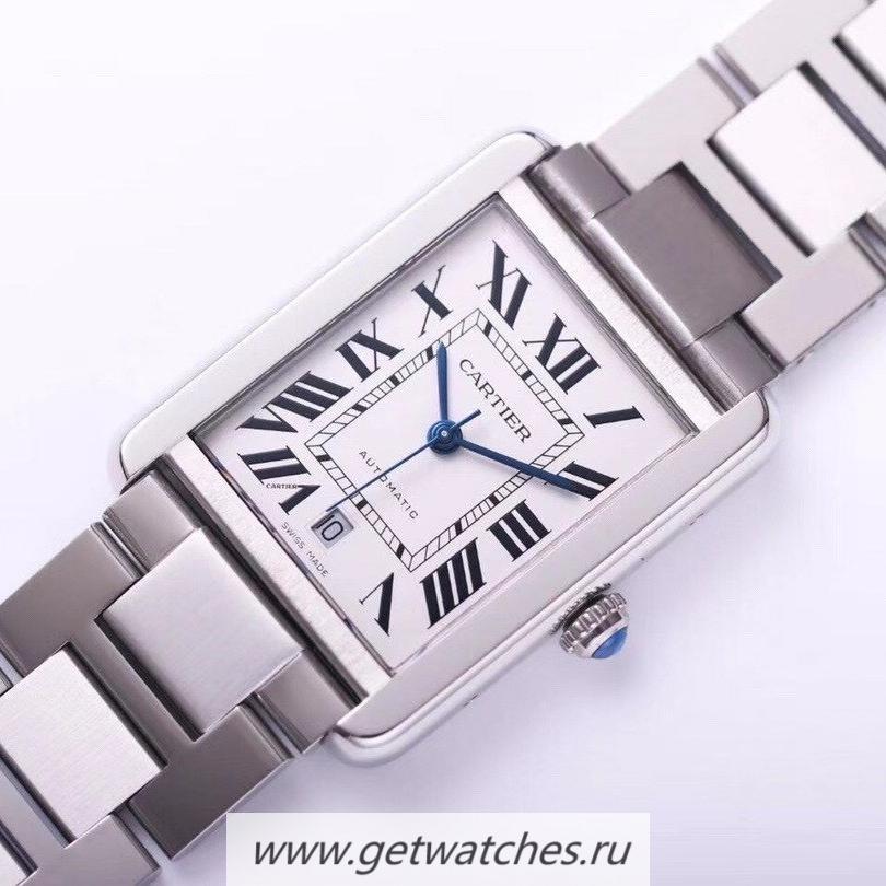 NEW Replica Ca*t1er Tank Solo 41mm Automatic V9F SS White Dial M9015