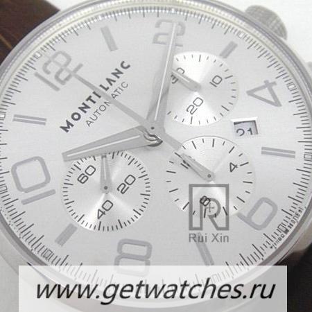 Fake Montblanc Timewalker Chrono SS SS Markers White Dial 7750