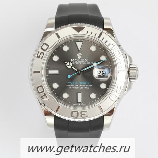 Best Price R01ex Yacht-Master 40 116622 EWF SS 904L Anthracite Dial Black Rubber Strap 3235