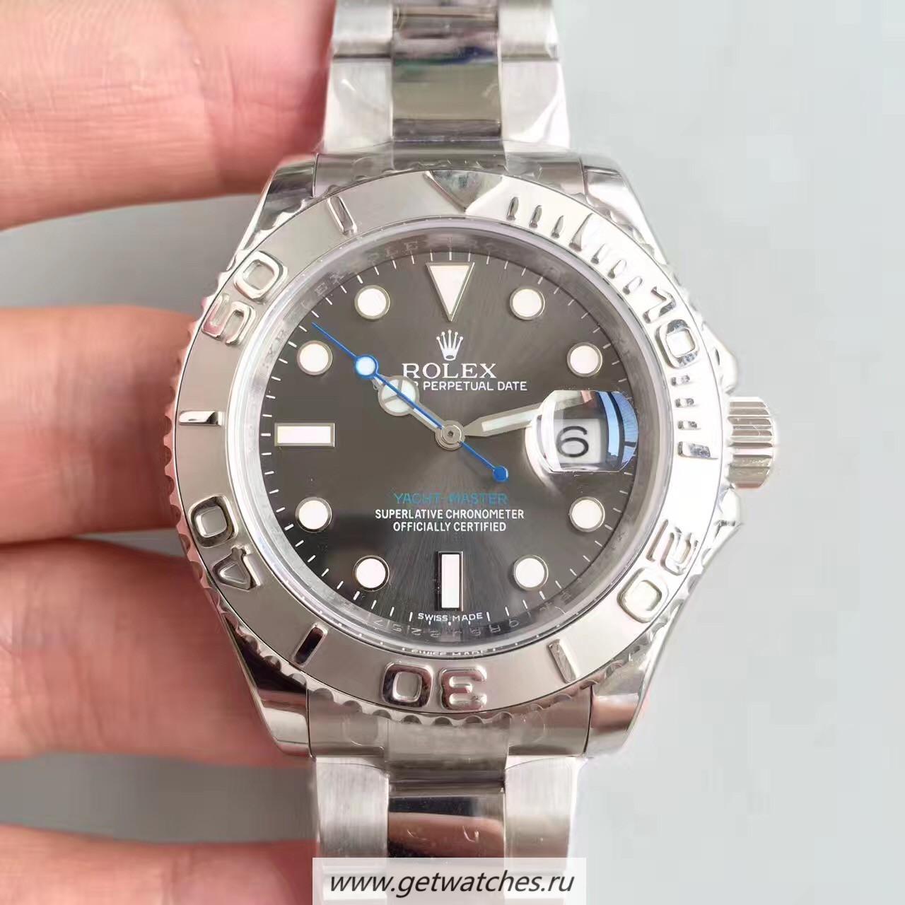 NEW Replica R01ex Yacht-Master 40 116622 EWF SS Anthracite Dial 3135