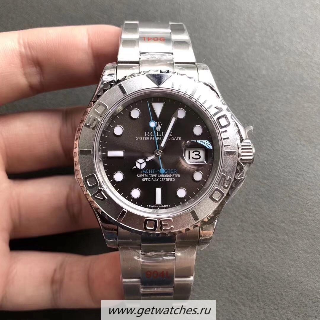 Copy R01ex Yacht-Master 40 116622 GMF SS 904L Black Dial 3135