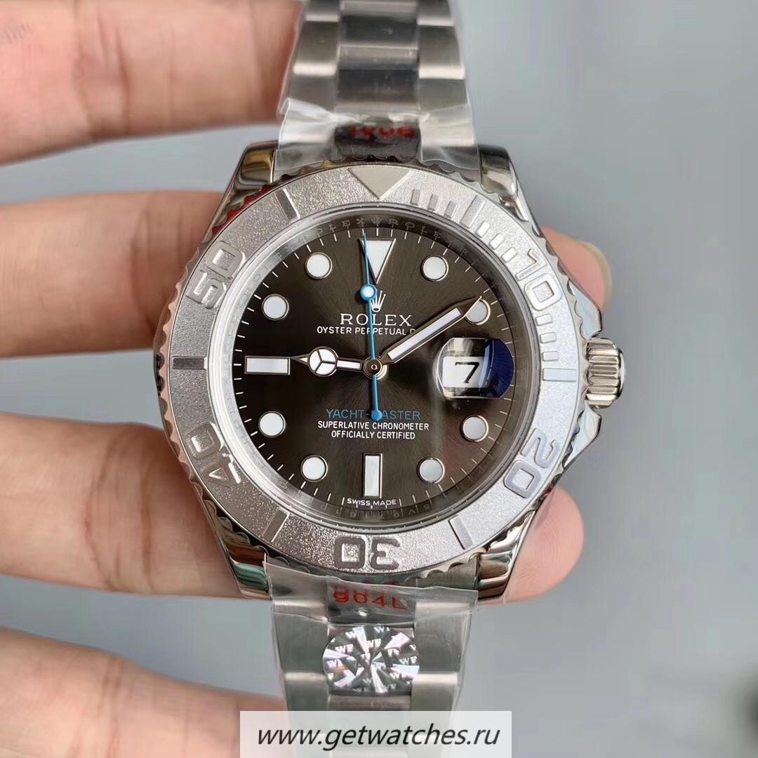 Fake R01ex Yacht-Master 40 116622 WF SS 904L Anthracite Dial 3135