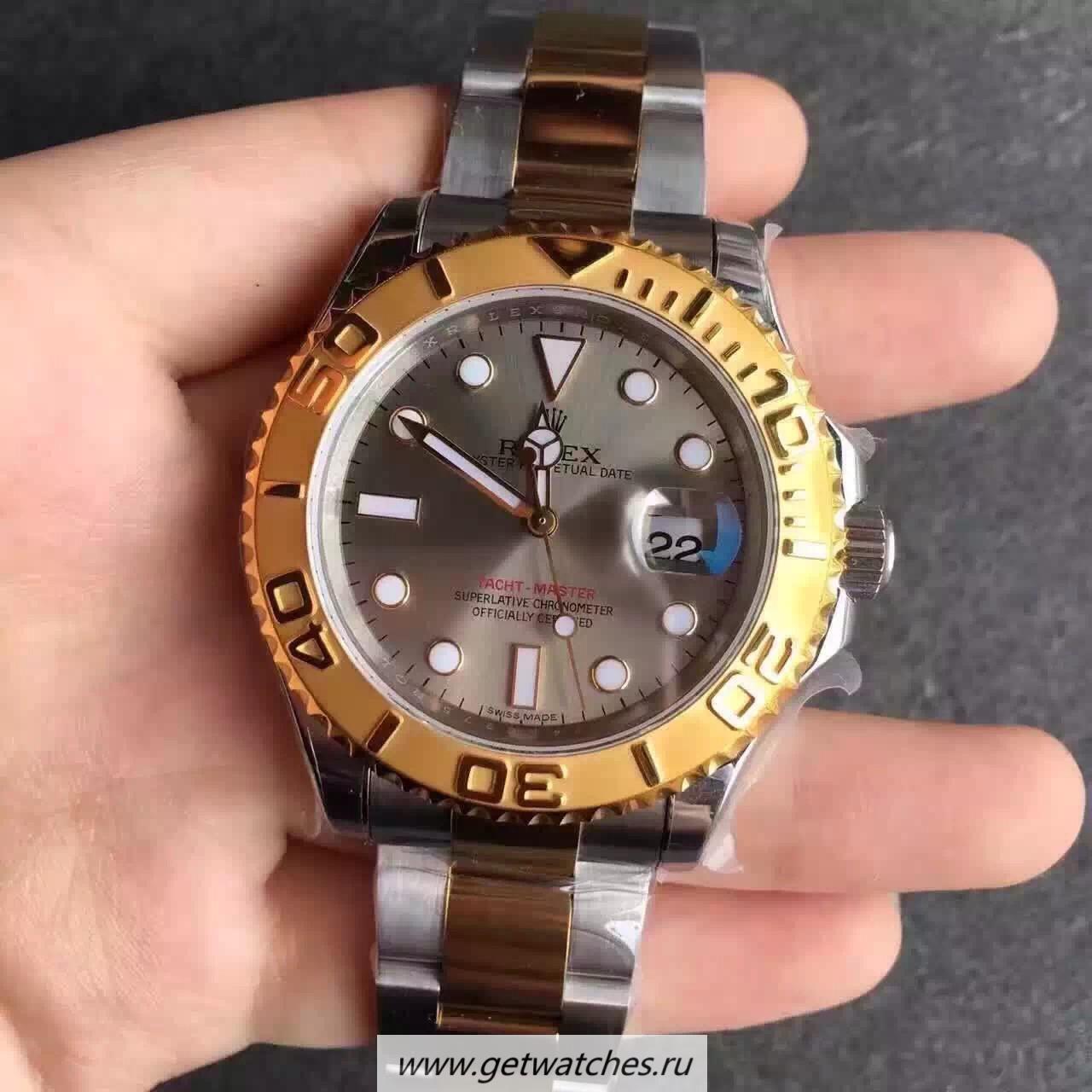 Best Price R01ex Yacht-Master 40 116623 JF SS & Yellow Gold Anthracite Dial 2836