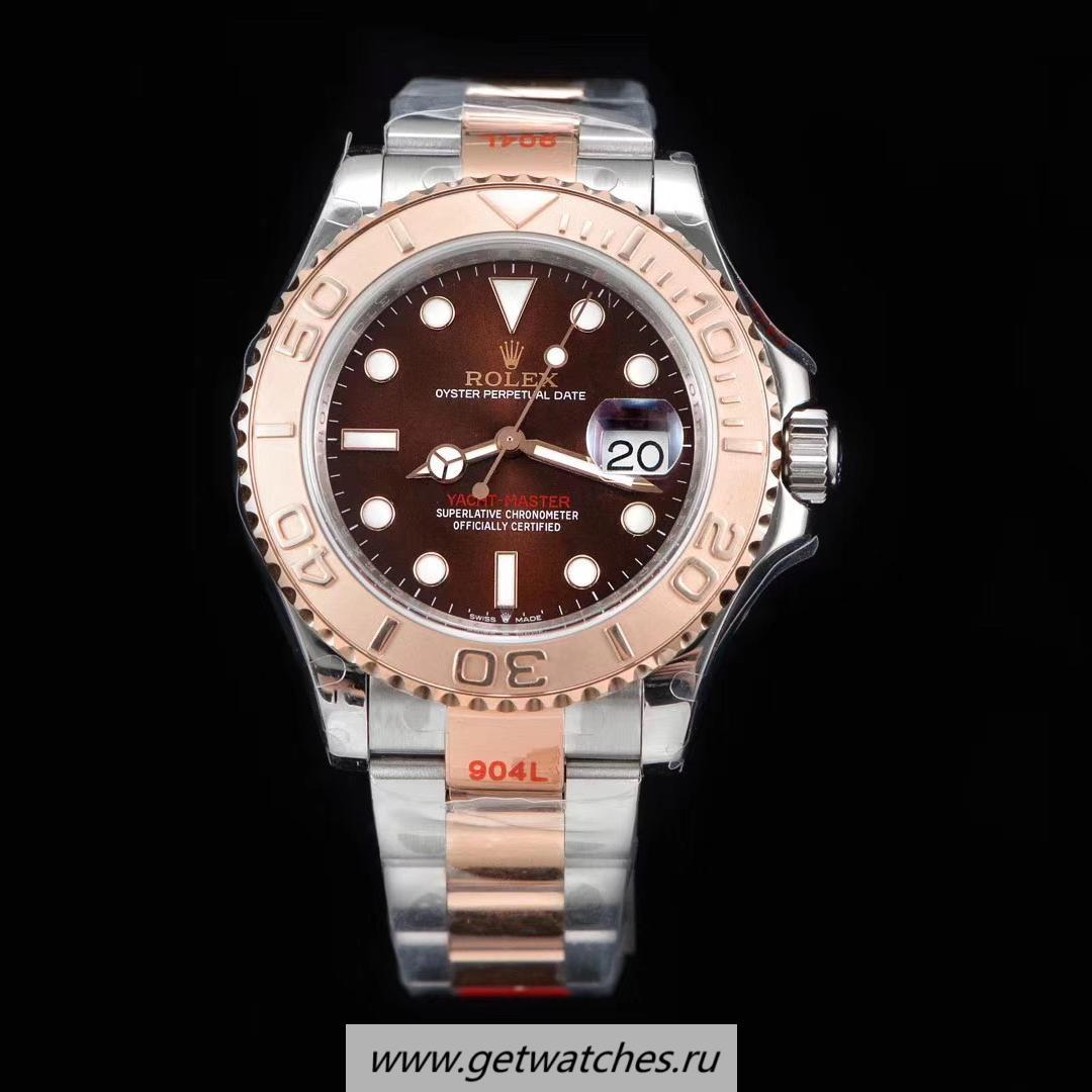 High Quality R01ex Yacht-Master 40 126621 2019 GMF SS 904L & Rose Gold Chocolate Dial 3235
